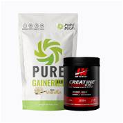 Pure gainer 3lb + creatine ultra pure 300g - 1 pack