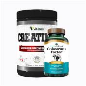 Creatine time 300g + colostrum factor 60 caps - 1 pack