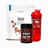 Iso pro 2,2 lb + creatine complex 450 g + shaker