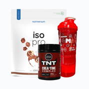 Iso pro 2,2 lb + creatine complex 450 g + shaker - 1 pack