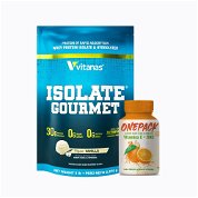 Isolate gourmet 5lb +  one pack vitamin c - 1 pack