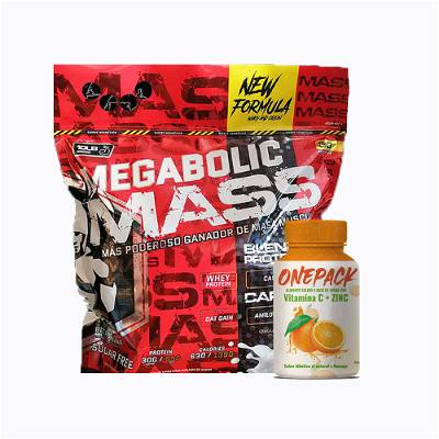Megabolic mass 10lb + one pack vitamin c