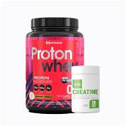 Proton whey 2lb + creatine monohydrate 100g - 1 pack