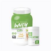 High standard whey 3lb + creatine monohydrate 100g - 1 pack