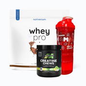 Whey pro 4,4 lb + creatine chews + shaker - 1 pack