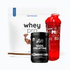 Whey pro 4,4 lb + platinum creatine 400g + shaker