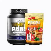 Whey pure 2lb + protein pancake 750g - 1 pack