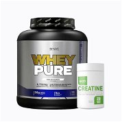 Whey pure 5lb + creatine monohydrate 100g - 1 pack